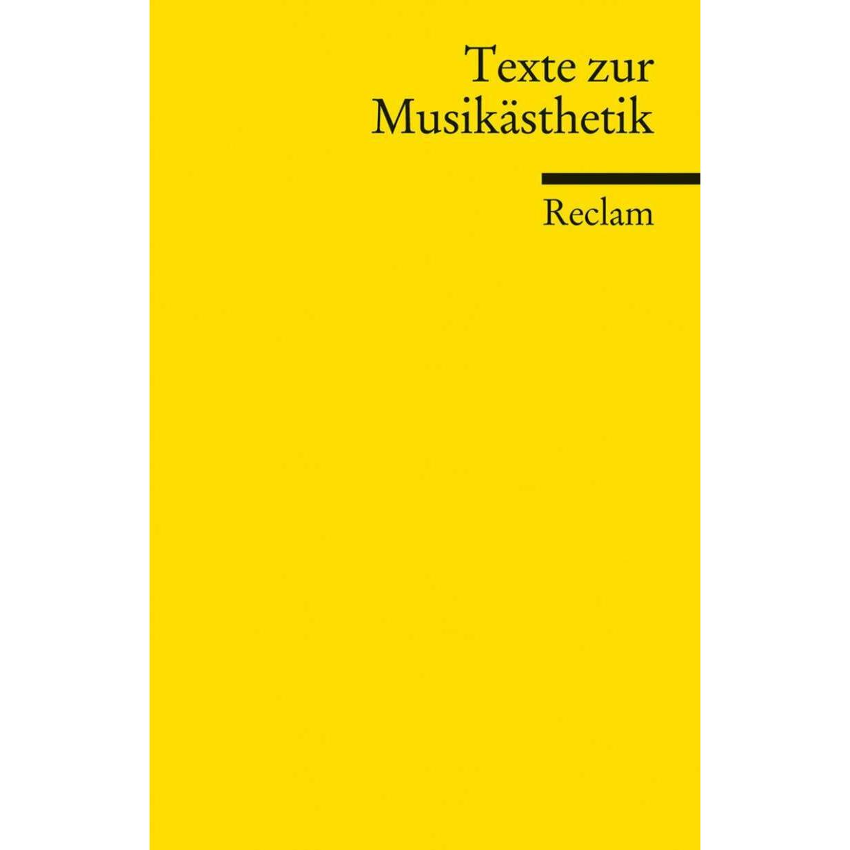 Thumbnail - Texte zur Musikästhetik, Fachbücher von Frieder von Ammon, Elisabeth Böhm