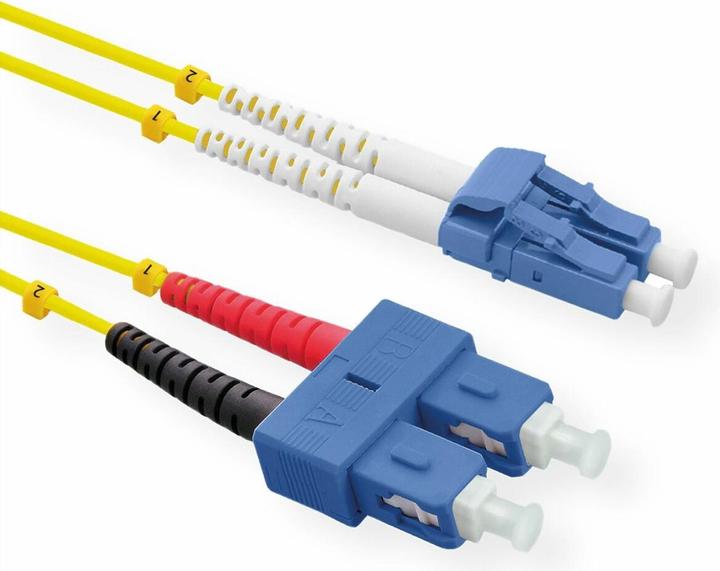 Image du produit Roline Câble patch LC monomode (M) à SC monomode (M) (1 m)