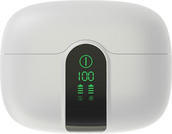 Produktbild Blackview AirBuds 15 (Bluetooth 6.0 - Ecran d'Affichage - Reduction de Bruit) Blanc (ANC, Kabellos)