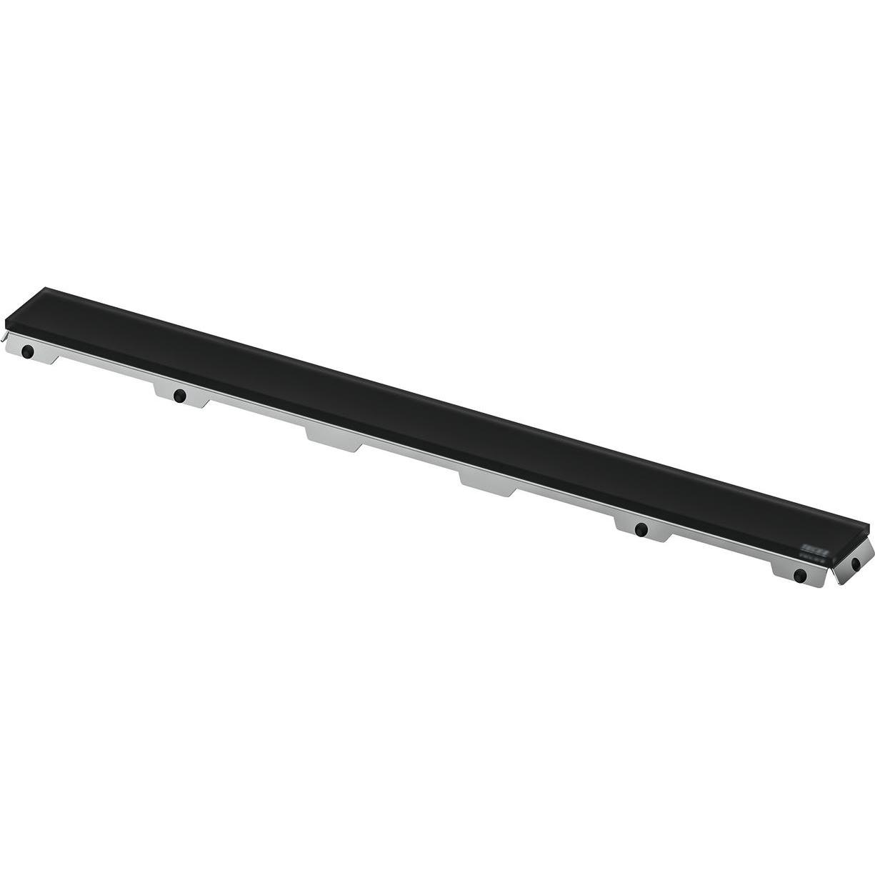 TECE, Duschrinne, TECEdrainline Glasabdeckung, für Duschrinne, schwarz satiniert (843 mm)