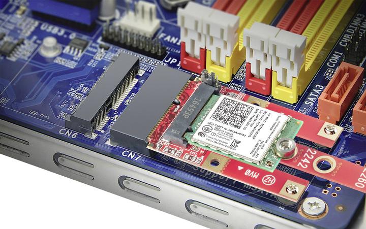 Actual product image Renkforce SSD M.2 modules on Mini PCIe