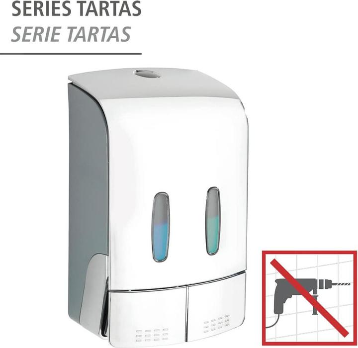 Actual product image Wenko 2-chamber desin. Soap dispenser