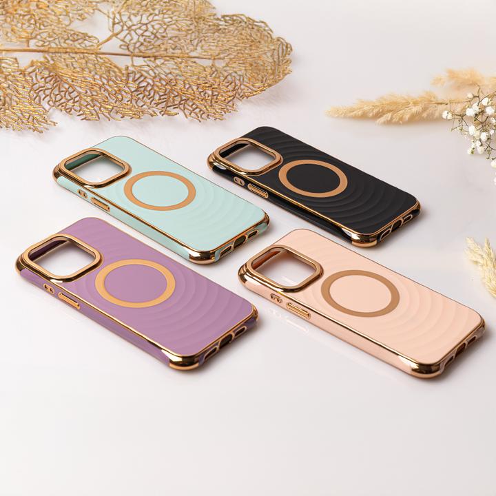 Produktbild OEM Circle Glam Mag Hülle für iPhone 12 / 12 Pro 6,1" mint (Apple iPhone 12)