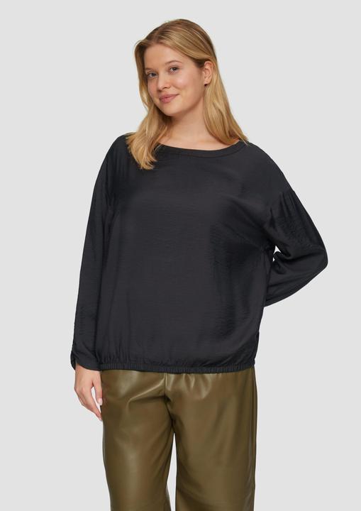 Image du produit S.Oliver Bluse Viskose-Bluse mit elastischem Saum (44)