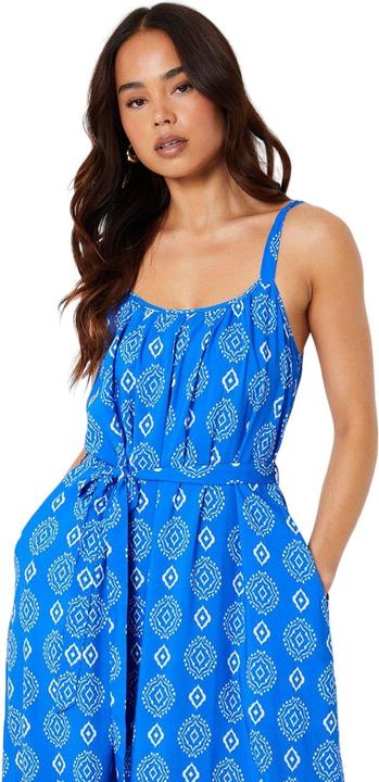 Image du produit Dorothy Perkins Womens/Ladies Tile Print Pocket Petite Midi Dress (40)