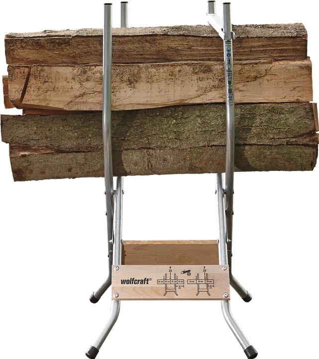 Produktbild wolfcraft 1 SB 60 - Sägebock 540x1000x600mm (54 cm, 60 cm)