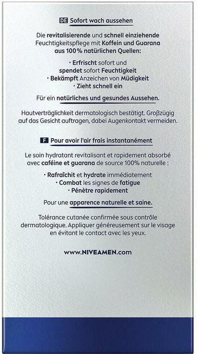 Actual product image NIVEA MEN Active Energy Face Cream (50 ml, Day cream)