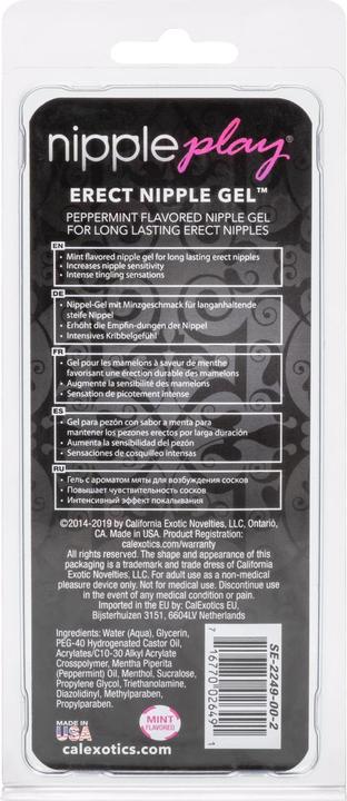 Produktbild CalExotics nipple play® Erect Nipple Gel™ Mint - Packaged (15 ml)