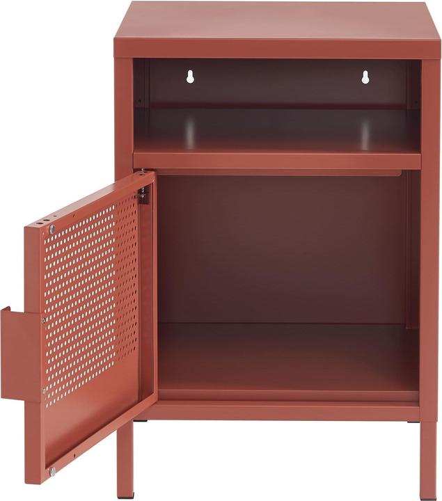 Actual product image Pantone Nachttisch Metall terracotta 40cm (40 x 35 x 58 cm)