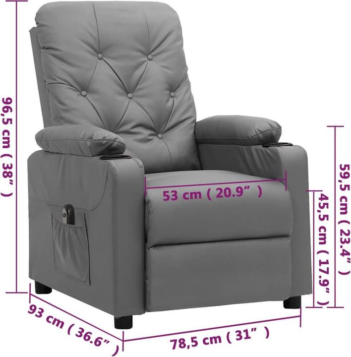 Produktbild vidaXL Relaxsessel elektrisch