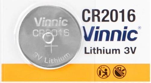 Produktbild Vinnic CR2016 - 5 Knopfzellen (5 Stk., CR2016)