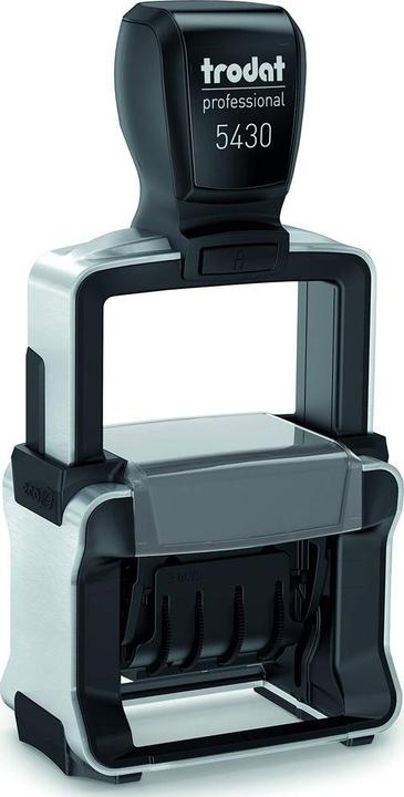 Actual product image Trodat Date stamp with texts