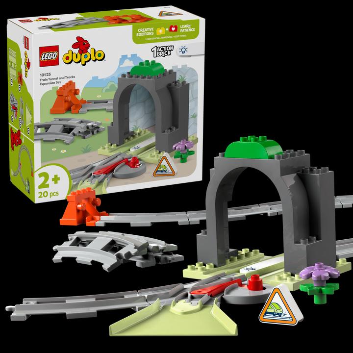 Image du produit LEGO Tunnel ferroviaire et rails - Kit d'extension (10425)