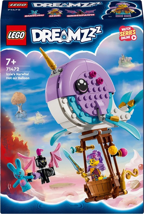 Immagine prodotto LEGO 71472 La mongolfiera di Izzie's Narwhal (71472, LEGO Dreamzzz)