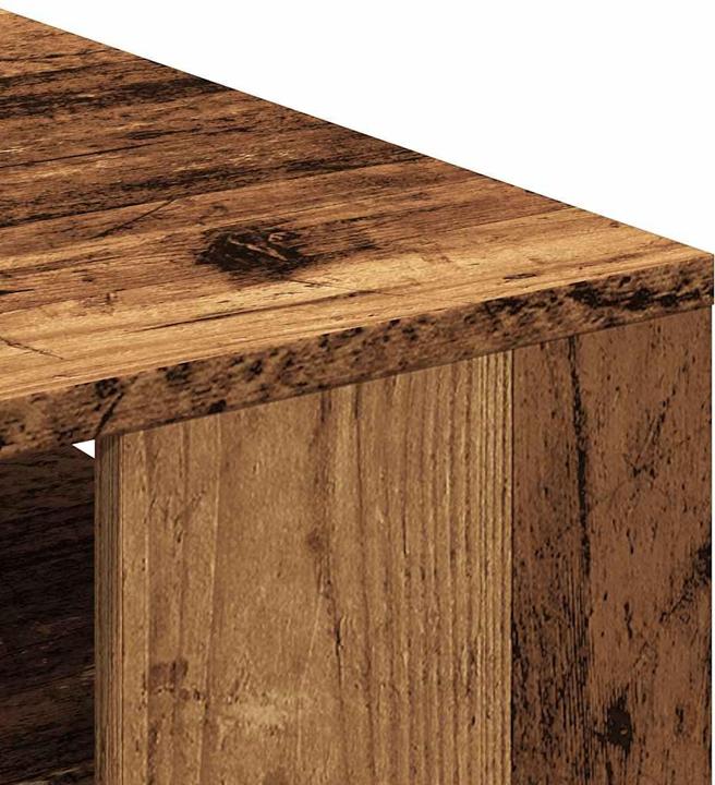 Immagine prodotto vidaXL Couchtisch Beistelltisch Wohnzimmertisch Kaffeetisch Altholz-Optik (55 x 55 x 42 cm)