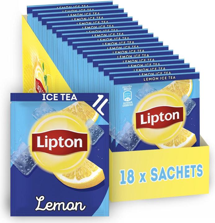 Image du produit Lipton Thé glacé en poudre Citron (18 x 50 cl)