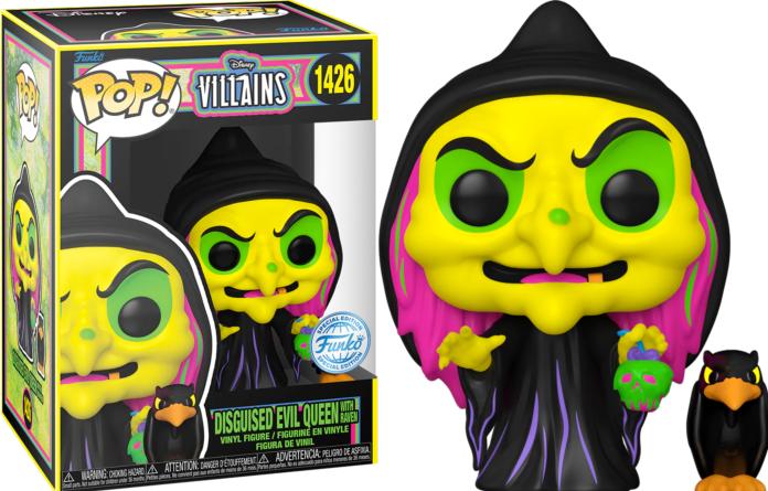 Immagine prodotto Funko POP! Disney Villains Blanche-Neige - Regina cattiva mascherata con corvo Lumière Noire Esclusivo