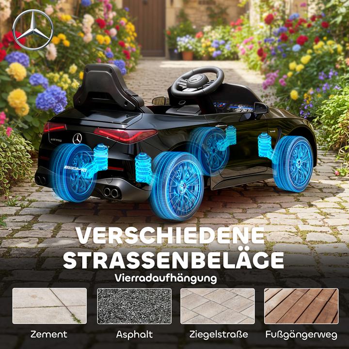 Produktbild Aiyaplay Kinder Elektroauto Kunststoff, Stahl Schwarz (12 V)
