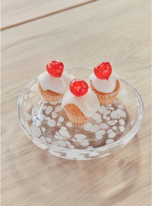 Productafbeelding Oyoy Ontbijt & Dessert Bord Jali 1 stuk,Transparant/Wit (1 x, 15.60 cm)