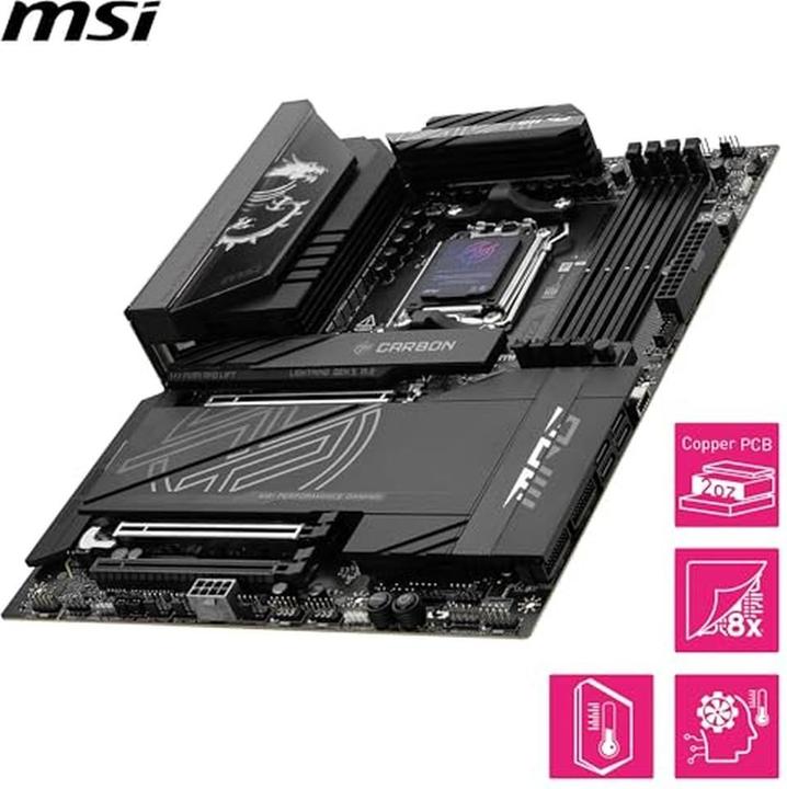 Produktbild MSI MPG X870E Carbon WiFi (AM5, AMD X870E, ATX)