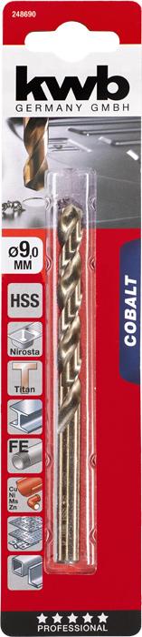 Immagine prodotto kwb Trapano a torsione COBALT 9,0 mm (9 mm)
