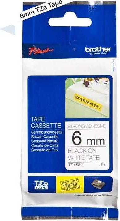 Produktbild Brother Tze-S211 (0.60 cm, Weiss, Schwarz)