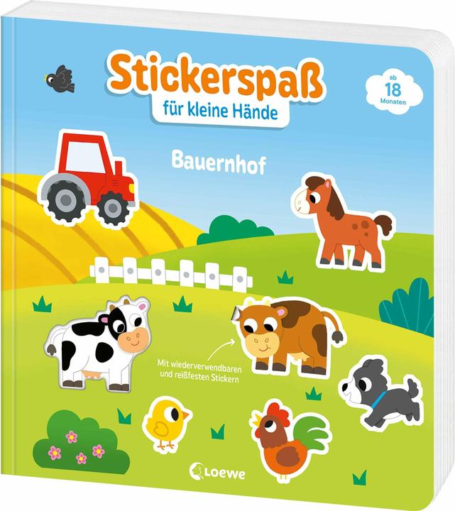 Produktbild Loewe Stickerspass für kleine Hände - Bauernhof