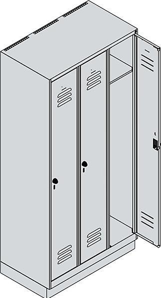 Actual product image C+P Classic PLUS locker (90 cm, 195 cm)
