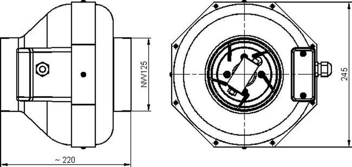 Produktbild MaxFan CAN Fan RK125 L
