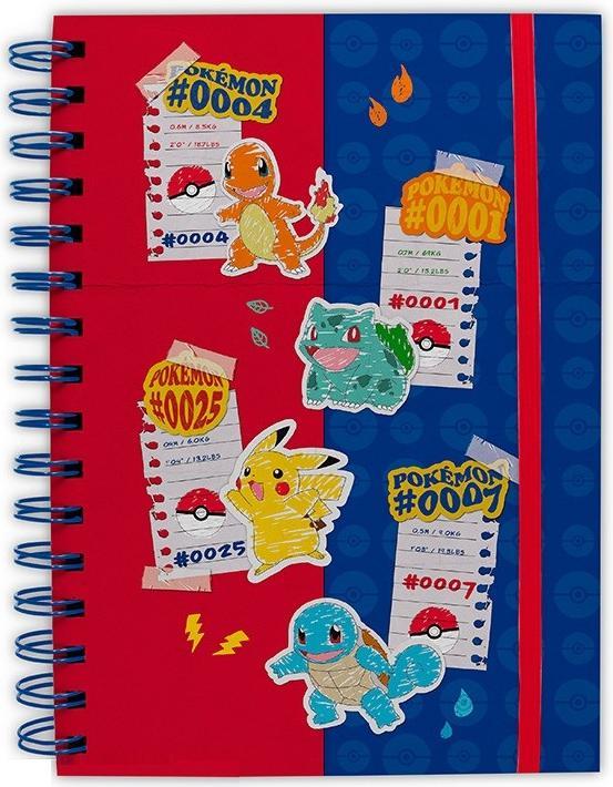 Image du produit ABYstyle Pokemon A5 Notebook Anelli: Blue & Red Partners (A5, Règle spéciale, Couverture rigide)