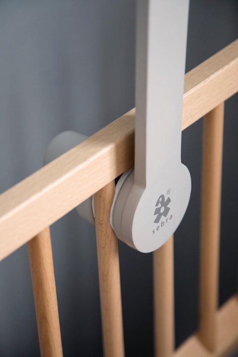 Produktbild Sebra Mobile-Halter aus Holz, grau
