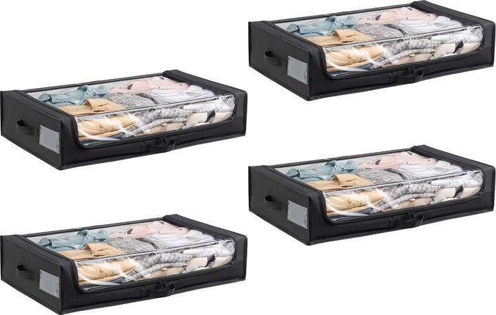 Produktbild Wellcraft Unterbett-Aufbewahrungsboxen (4er-Set) (43 cm, 4x)