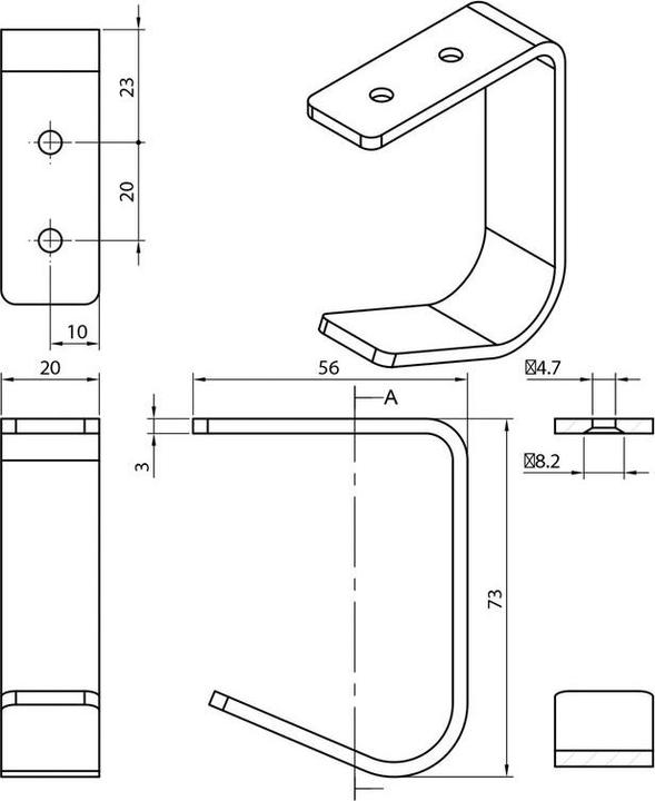 Actual product image Werkstarck Coat hook