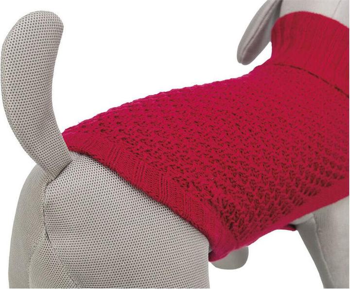 Actual product image Trixie Norwood pullover, XXS: 18 cm, red (XXS, Dog jumper)