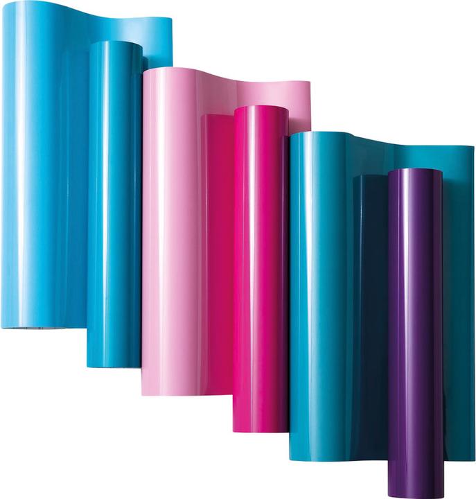 Productafbeelding Cricut Vinylfolie Warmtegeactiveerd 30 x 60 cm, Paars/Turquoise (1 x)