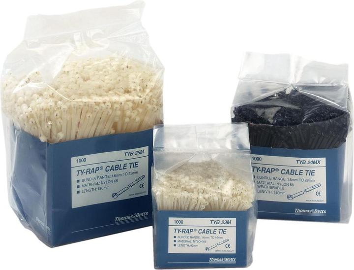 Actual product image ABB Cable ties (Plastic cable ties, 139.70 mm, 1000 pcs.)