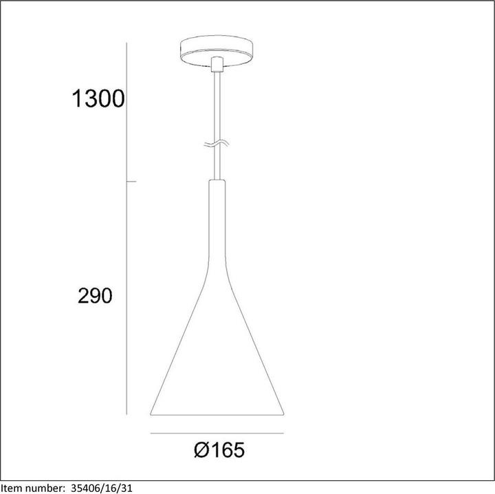 Actual product image Lucide Gipsy (E27)