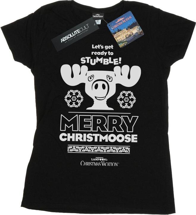 Immagine prodotto National Lampoon´s Vacation National Lampoon's Christmas Vacation Merry Christmoose Maglietta Donna (S)