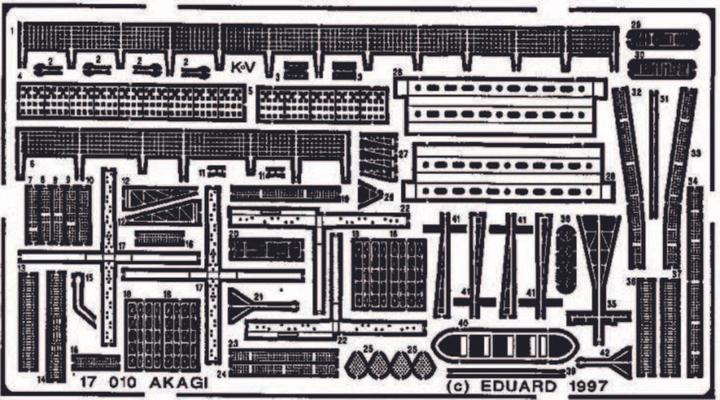 Image du produit Eduard Porte-avion Akagi pour kit Hasegawa