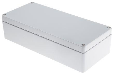 Produktbild RS PRO Aluminium Enclosure, Grey, 360x160x90mm (Gehäuse)