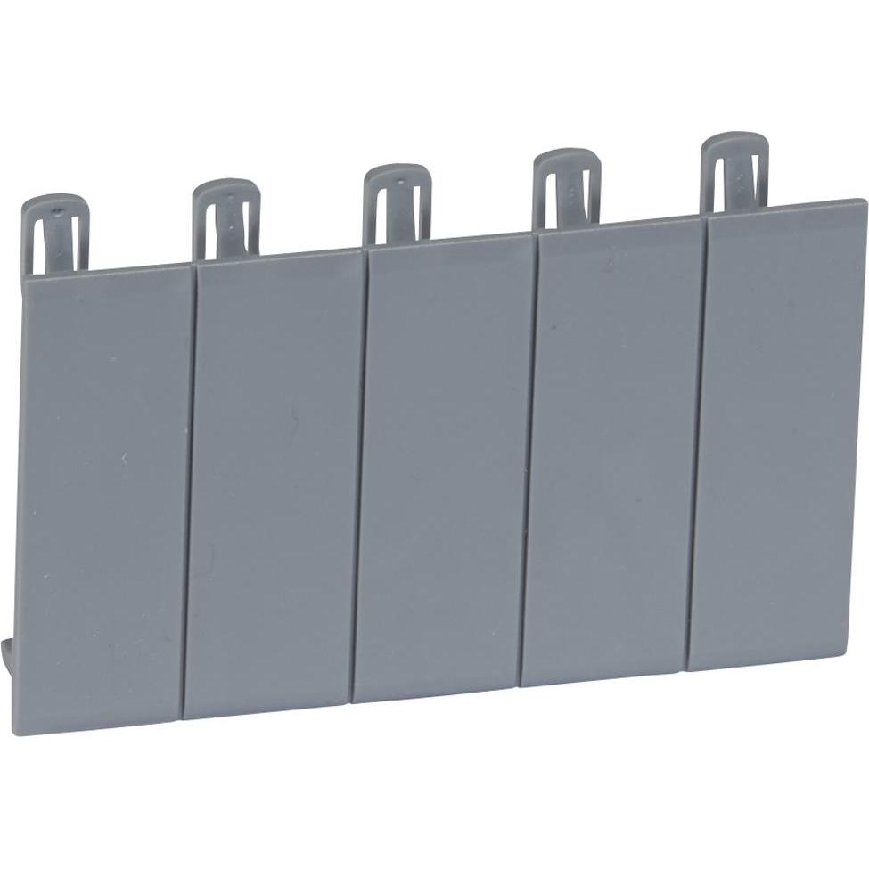 Legrand Streifen 5 Module grau 01961, Taster + Schalter, Grau