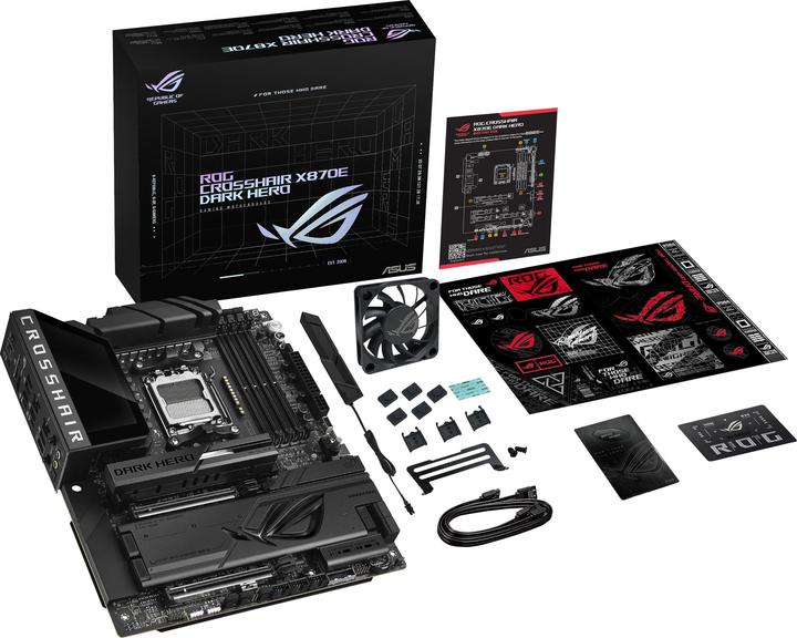 Productafbeelding ASUS MB Rog Crosshair X870e Dark Hero (AM5, AMD X870E, ATX)