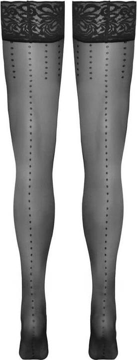 Actual product image Cottelli Collection Halterless Stockings (S)