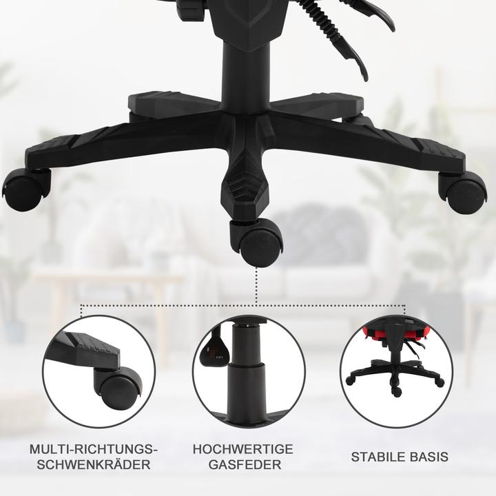 Image du produit Vinsetto Chaise de jeu avec repose-pieds