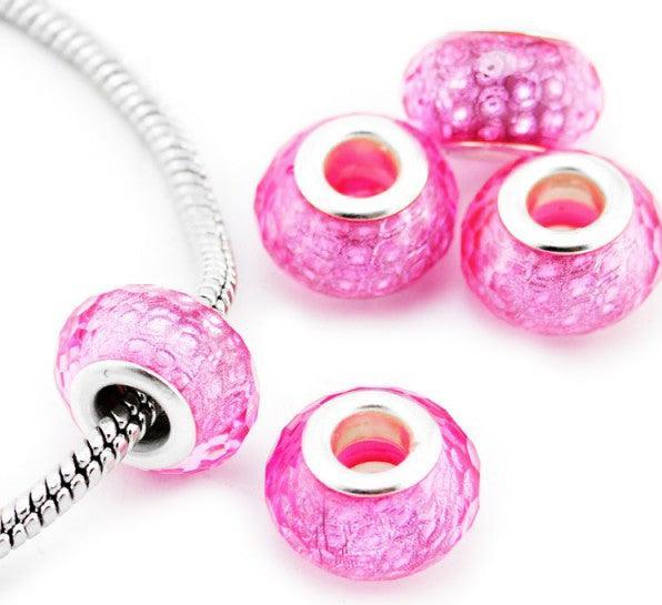 Immagine prodotto Hermex Perlina placcata argento 925 - Rosa argenteo (Plexiglas, Argento 925)