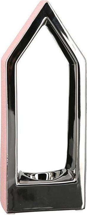 Produktbild Gilde Teelichtleuchter Tinta silber 25,5 cm