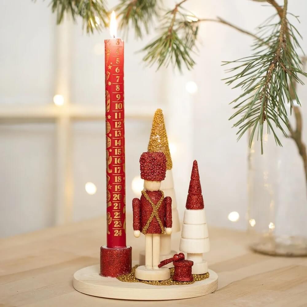 Thumbnail - Creativ Company, Kerzenständer, Holzartikel Kerzenhalter Ø 16 cm 1 Stück (1.5 x 16 x 16 cm)