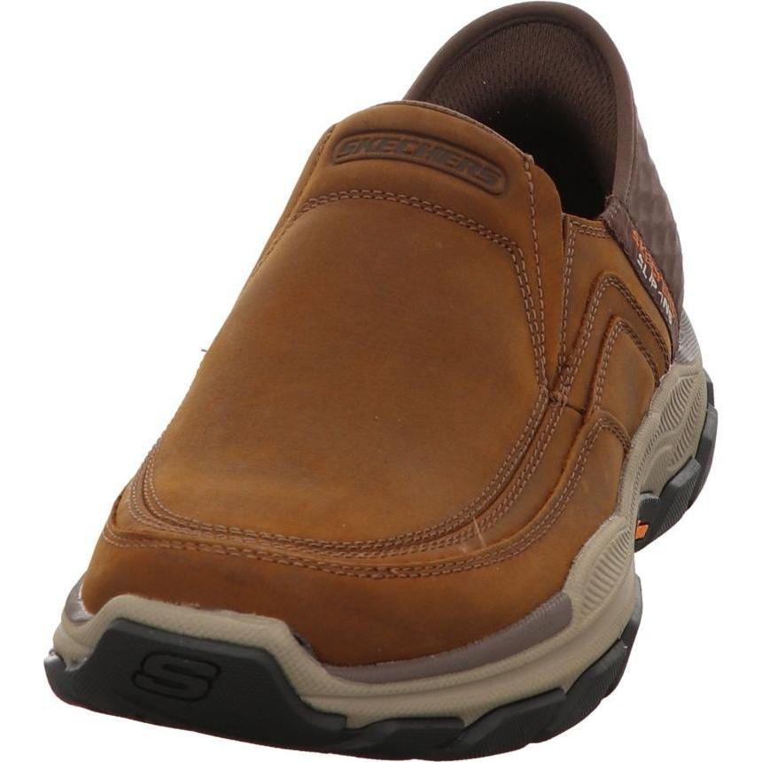 Thumbnail - Skechers, Herren, Halbschuhe, Slip Ins Respected Elgin, Braun, (43)