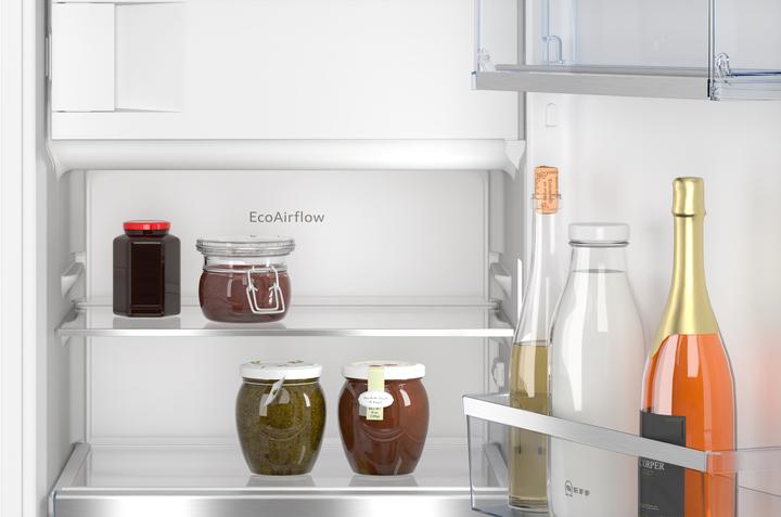 Image du produit Neff Ensemble réfrigérateur encastrable/sous plan et accessoires, KI2222FE0 + KSGG0MZ0, KMKL88GF1 (119 l)