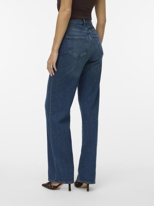 Actual product image Vero Moda VMTESSA Hohe Taille Weiter Beinschnitt Jeans Weit geschnitten (W25/L32)